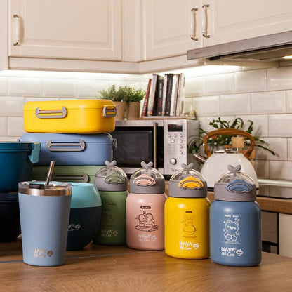 Sticla termoizolanta Nava We care 350 ml roz