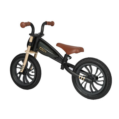 Balance bike QPlay Feduro Negru-Auriu