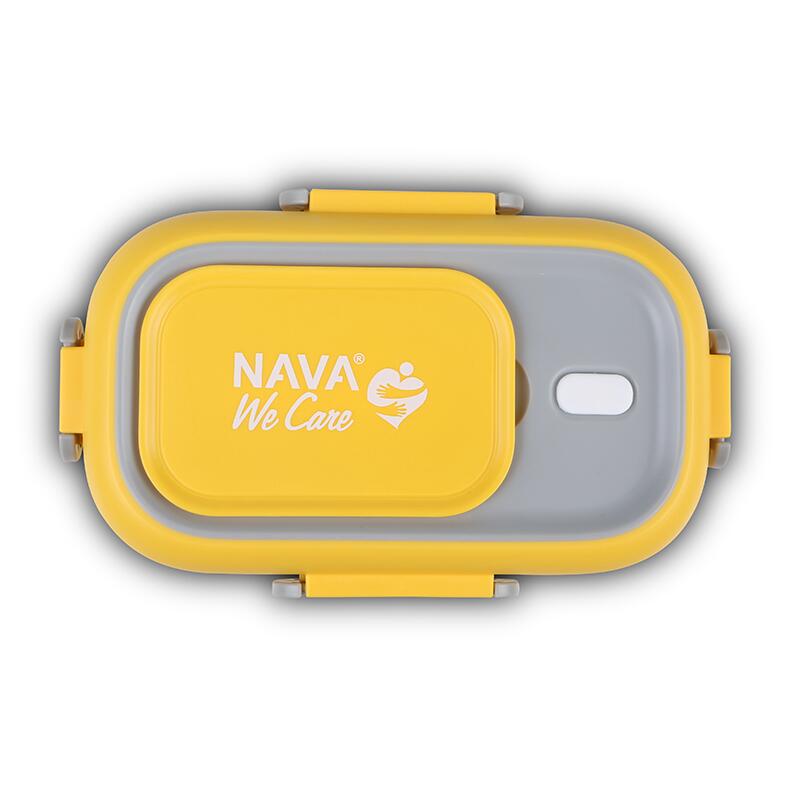 Lunchbox Nava We care 800 ml galben