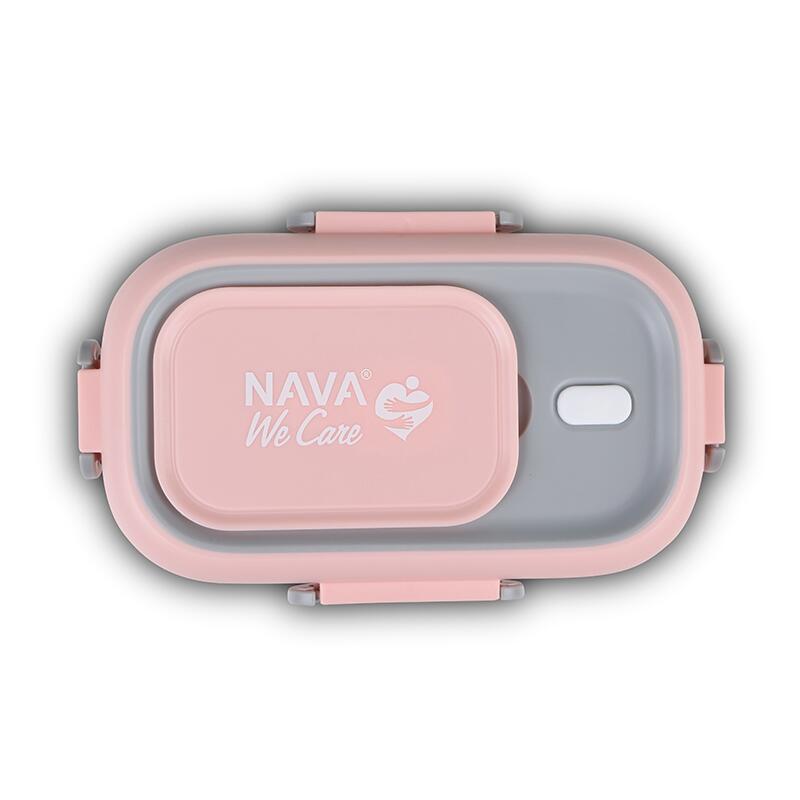 Lunchbox Nava We care 800 ml roz