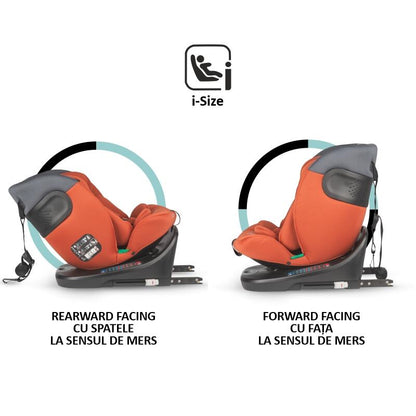 Scaun auto iSize 40-150 cm Coccolle  Atira Cinnamon brown