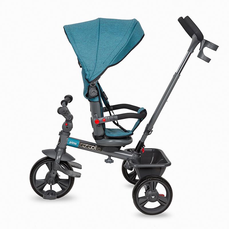Tricicleta multifunctionala Coccolle Primo Turquoise tide