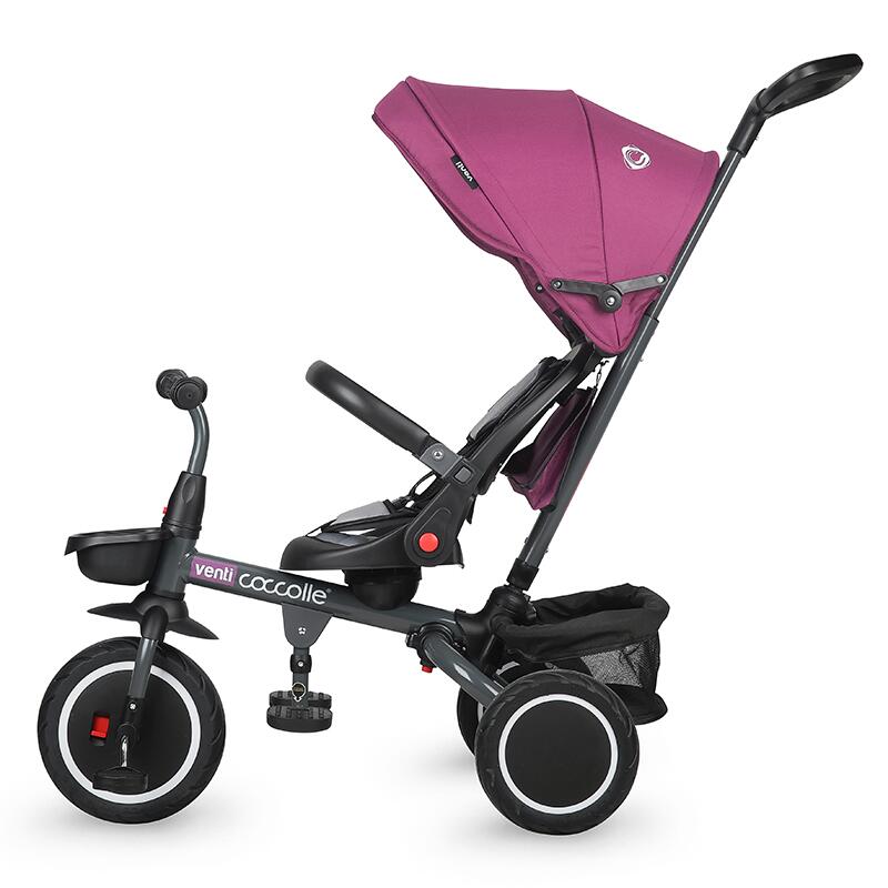 Tricicleta multifunctionala Coccolle Venti Magenta