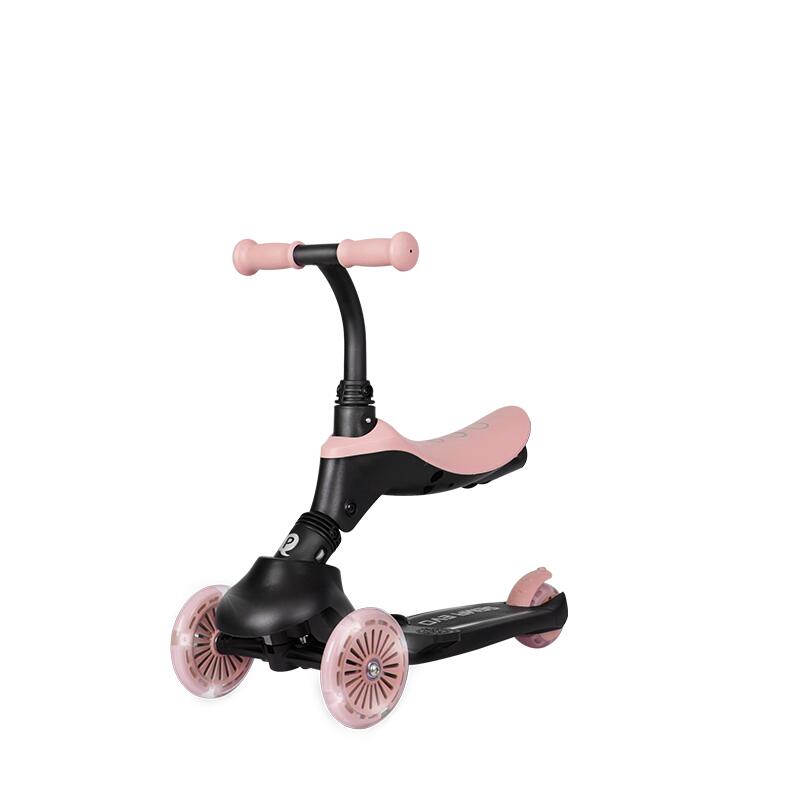 Trotineta multifunctionala 5in1 Qplay Sema EVO Roz