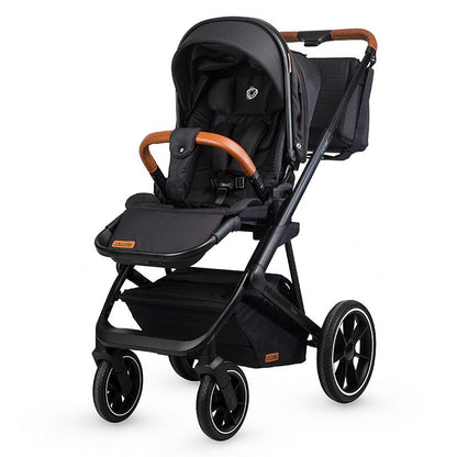 Carucior modular 2in1 C Nessia Diamond black+Balansoar bebelusi C Velio Butternut