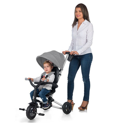 Tricicleta ultrapliabila Qplay Nova Rubber gri