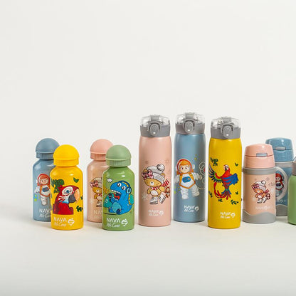 Sticla termoizolanta Nava We care 400ml verde