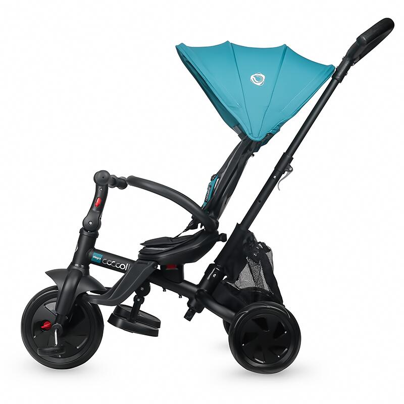 Tricicleta multifunctionala Coccolle Alegra Turquoise tide