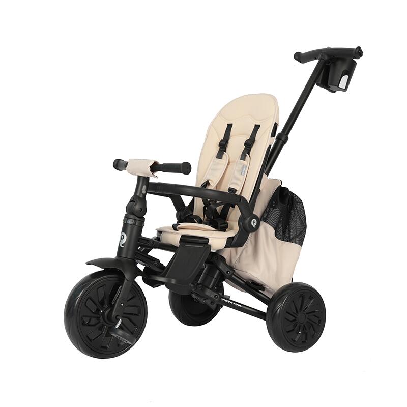 Tricicleta ultrapliabila Qplay Nova MAX Bej