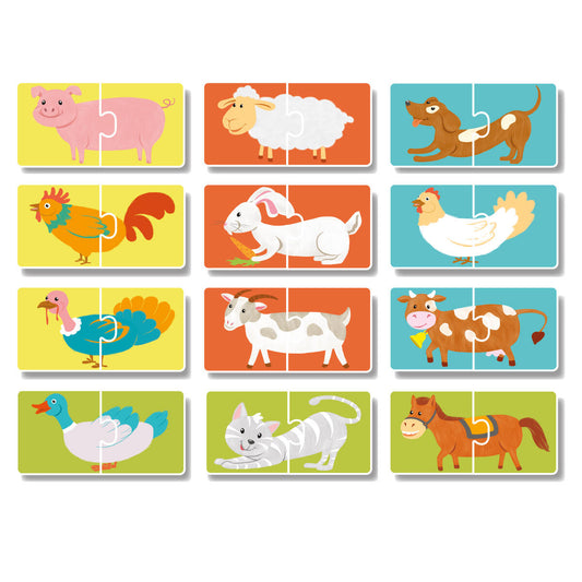 Duo Puzzle - Ferma (2 piese)