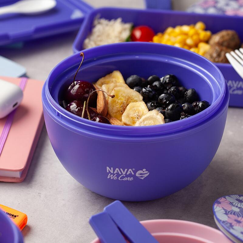 Caserola rotunda Nava We care 800 ml violet