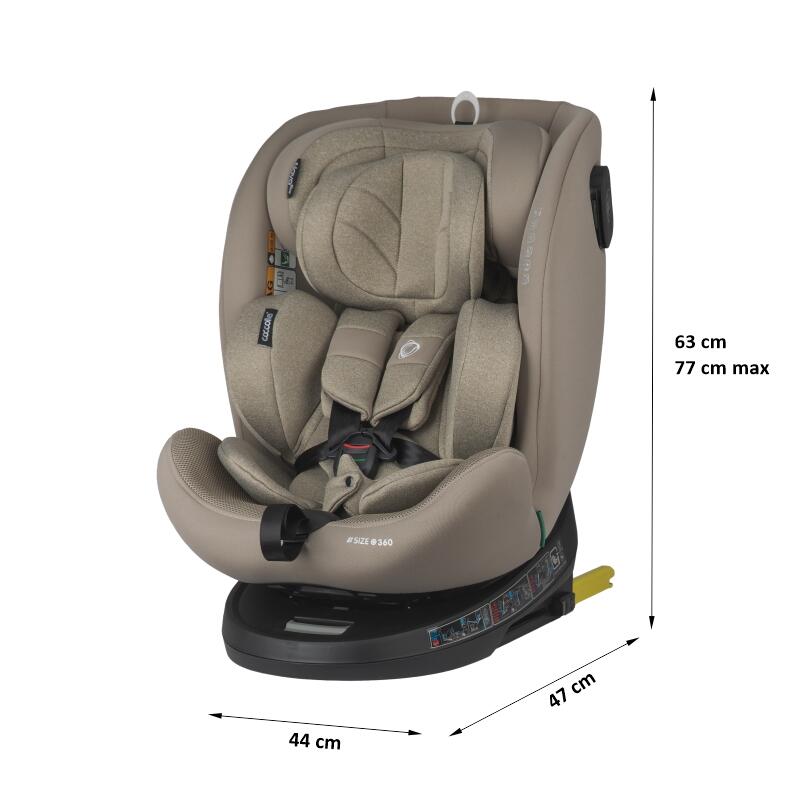 Scaun auto iSize 40-150 cm Coccolle Nova Sand beige