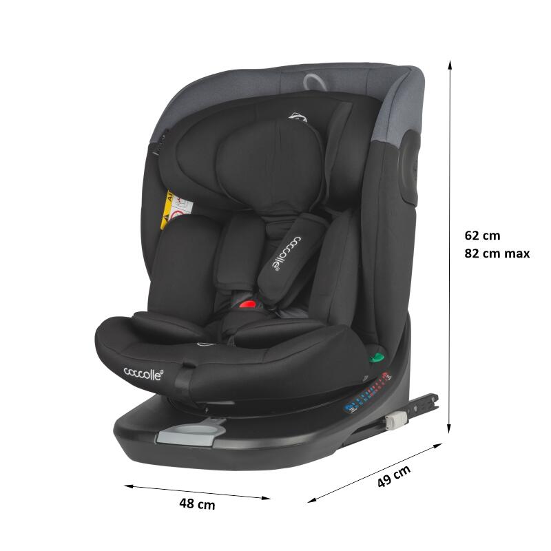 Scaun auto iSize 40-150 cm Coccolle  Atira Diamond black