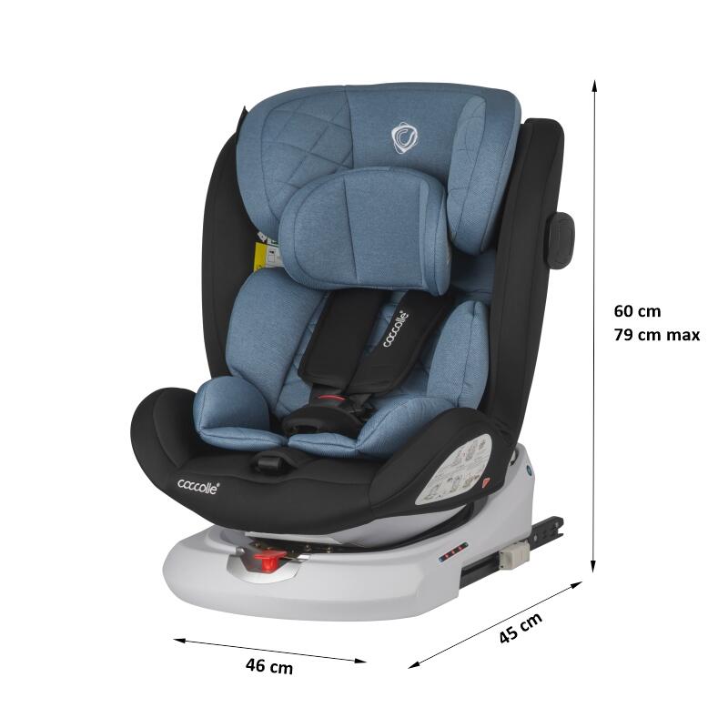 Scaun auto iSize 40-150 cm Coccolle Lyra Celestial blue