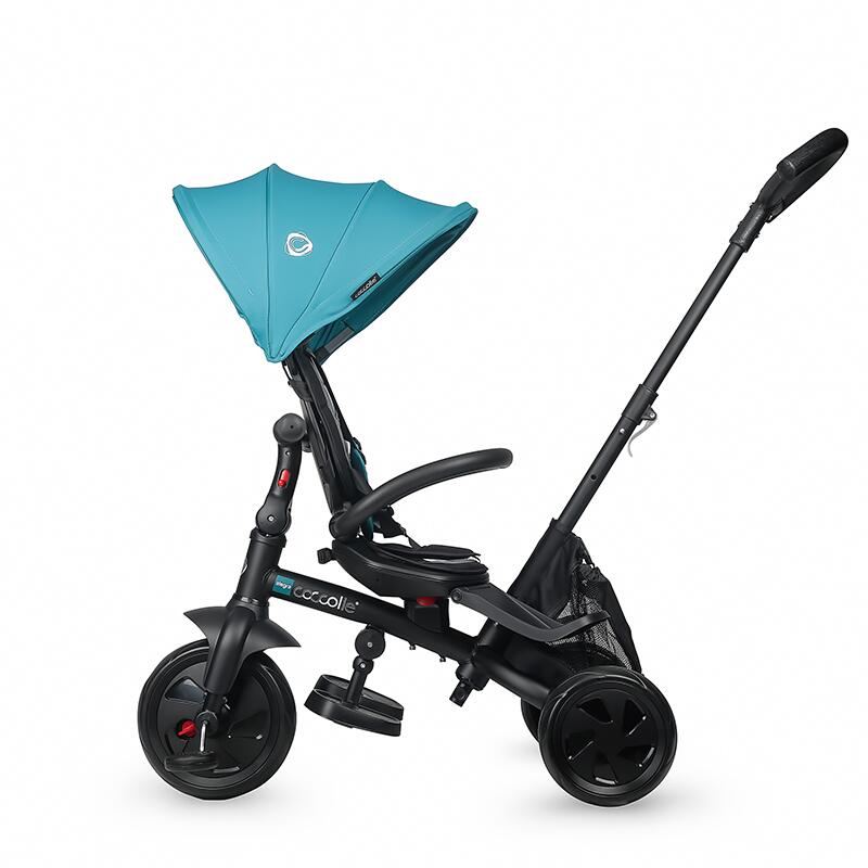 Tricicleta multifunctionala Coccolle Alegra Turquoise tide