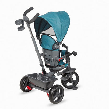 Tricicleta multifunctionala Coccolle Primo Turquoise tide
