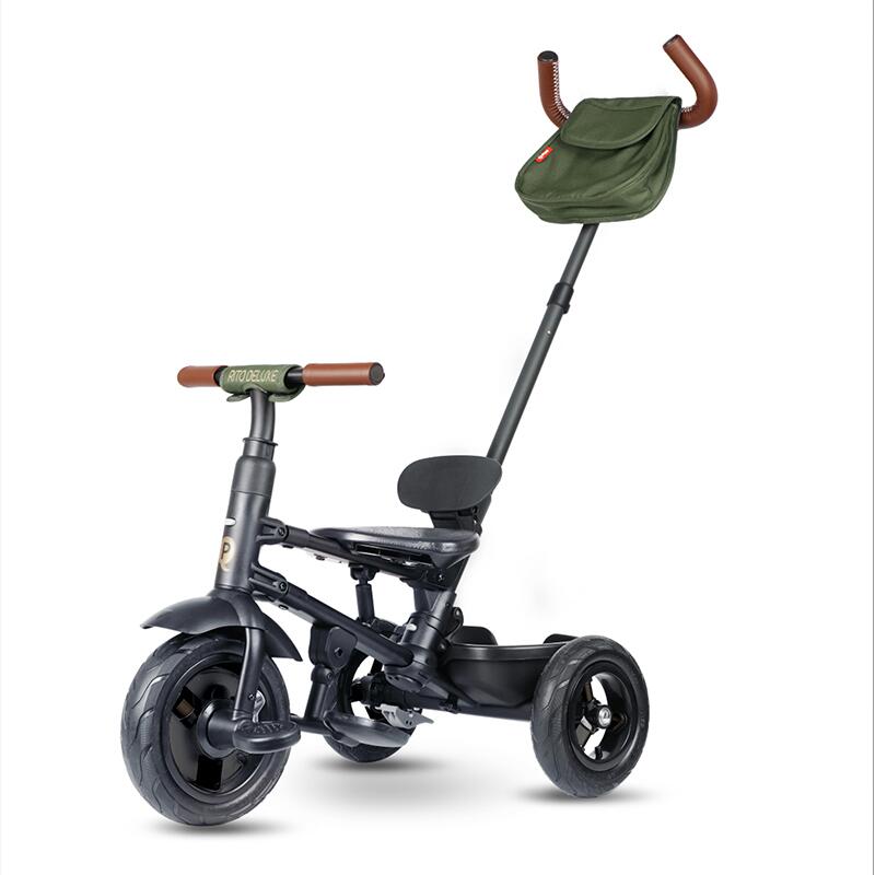 Tricicleta pliabila Qplay Rito Deluxe Verde-Maslina