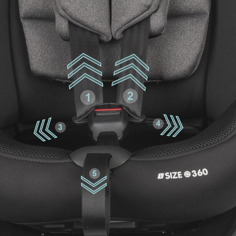 Scaun auto iSize 40-150 cm Coccolle Nova Diamond black
