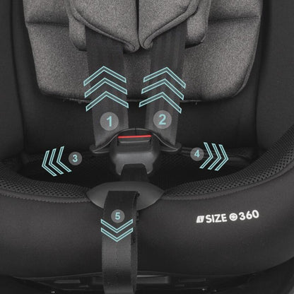 Scaun auto iSize 40-150 cm Coccolle Nova Diamond black