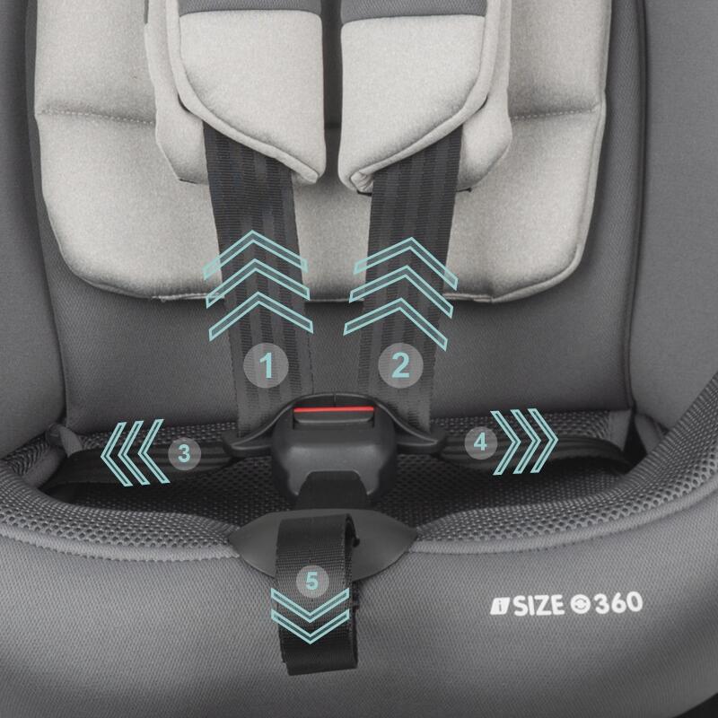 Scaun auto iSize 40-150 cm Coccolle Nova Moonlit grey