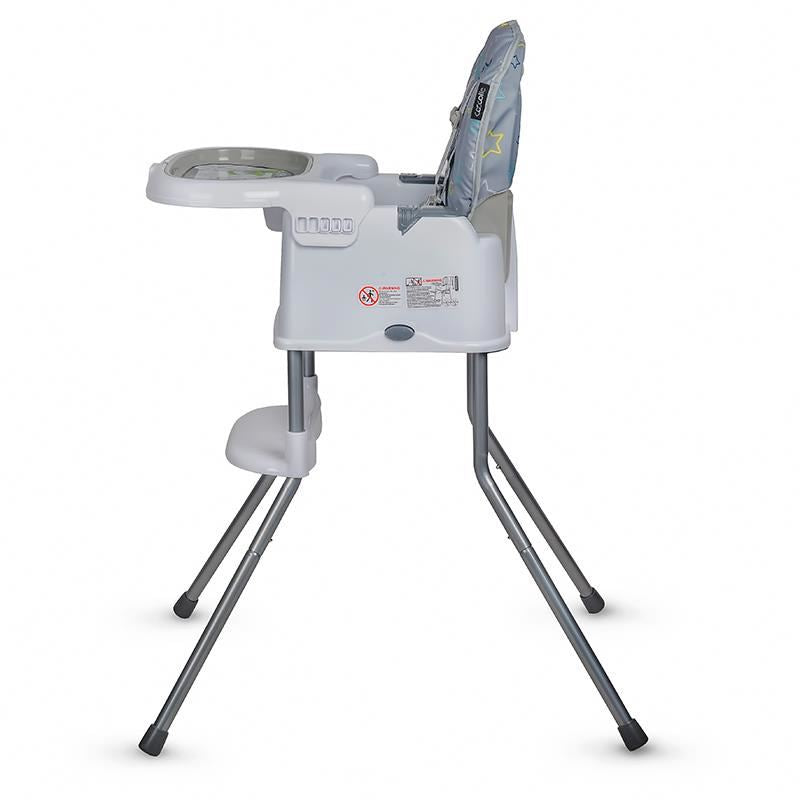 Scaun de luat masa multifunctional Coccolle Ziti Grey Stars