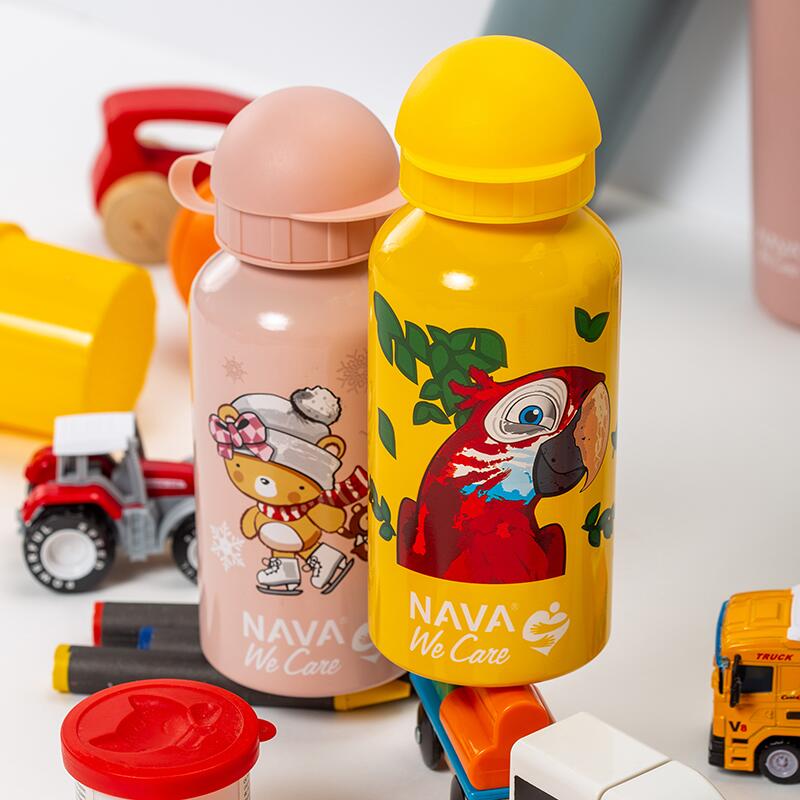 Sticla termoizolanta Nava We care 400ml verde