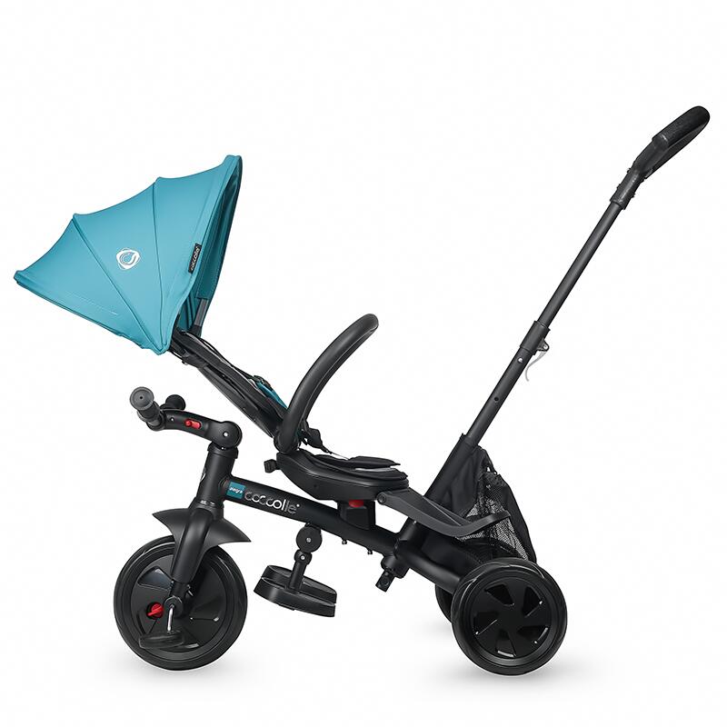 Tricicleta multifunctionala Coccolle Alegra Turquoise tide