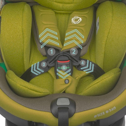 Scaun auto iSize 40-150 cm Coccolle Mago Olive khaki