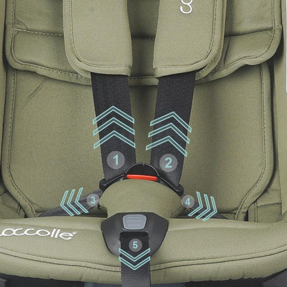 Scaun auto rotativ iSize Coccolle Velsa Moss green