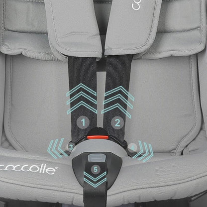 Scaun auto rotativ iSize Coccolle Velsa Neutral grey