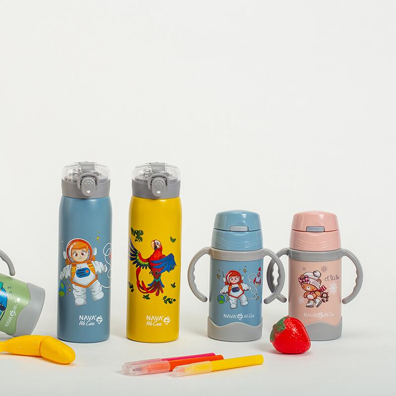 Sticla termoizolanta Nava We care 300 ml verde