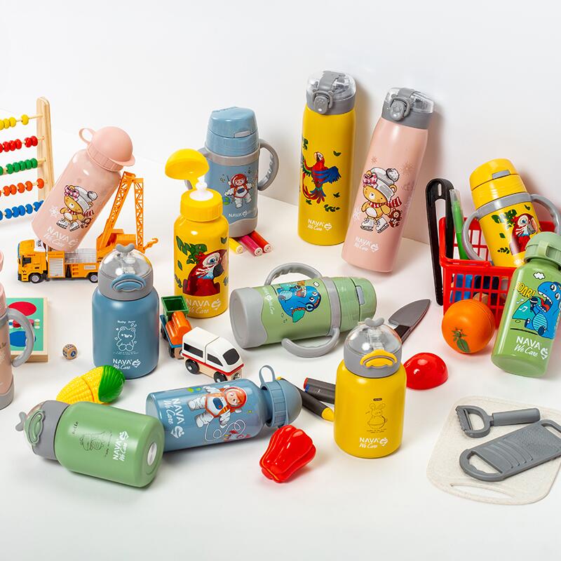 Sticla termoizolanta Nava We care 350 ml roz