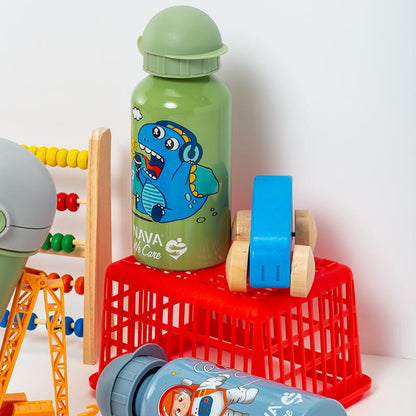 Sticla termoizolanta Nava We care 400 ml albastru