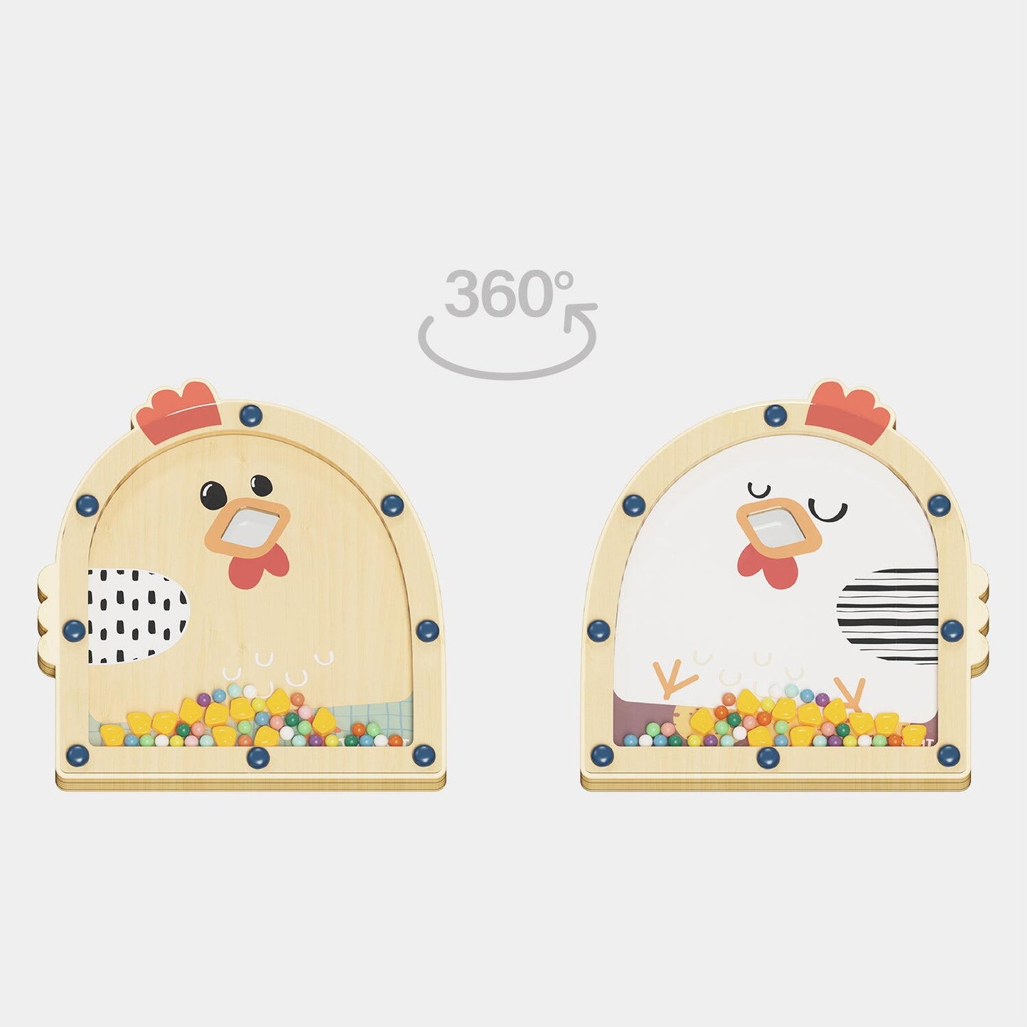 Joc Montessori - Hraneste gaina