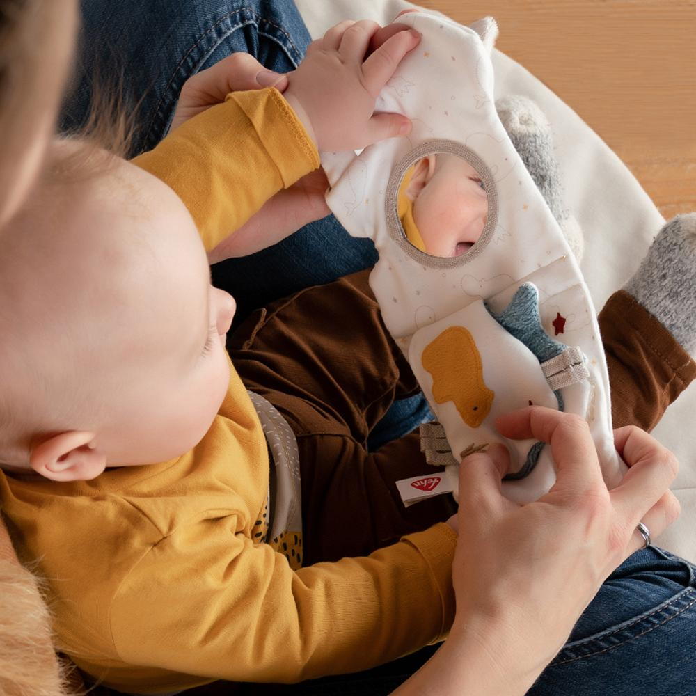 Carticica pentru bebelusi - Elefantel NATUR