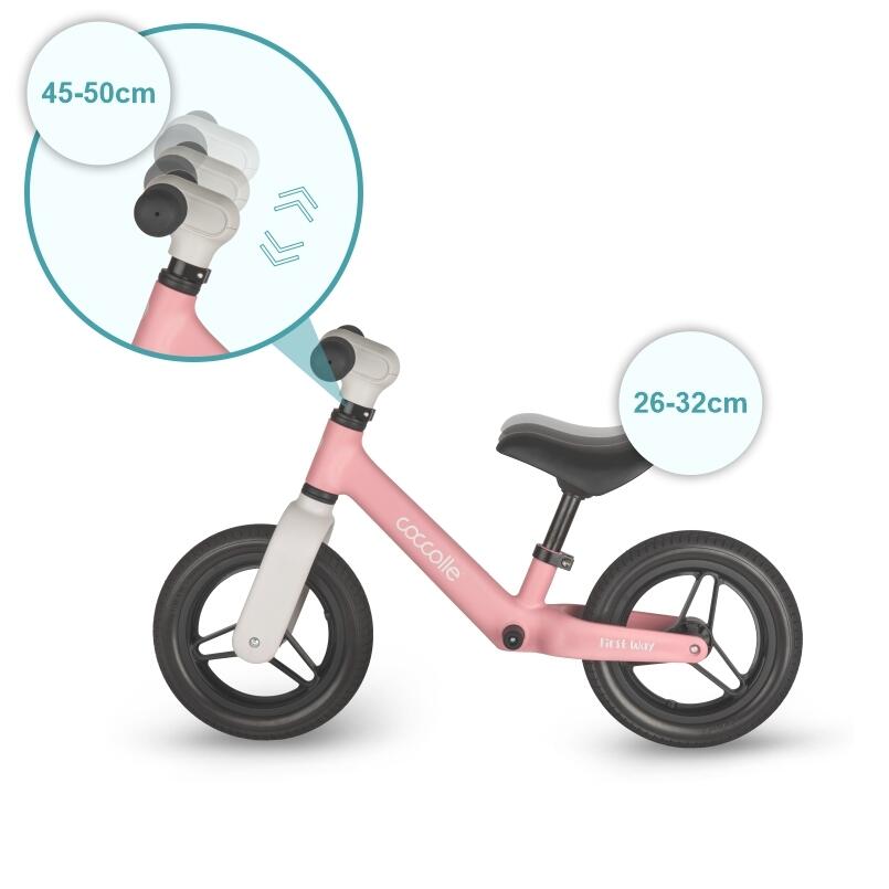 Bicicleta fara pedale Coccolle First Way, Blush Pink