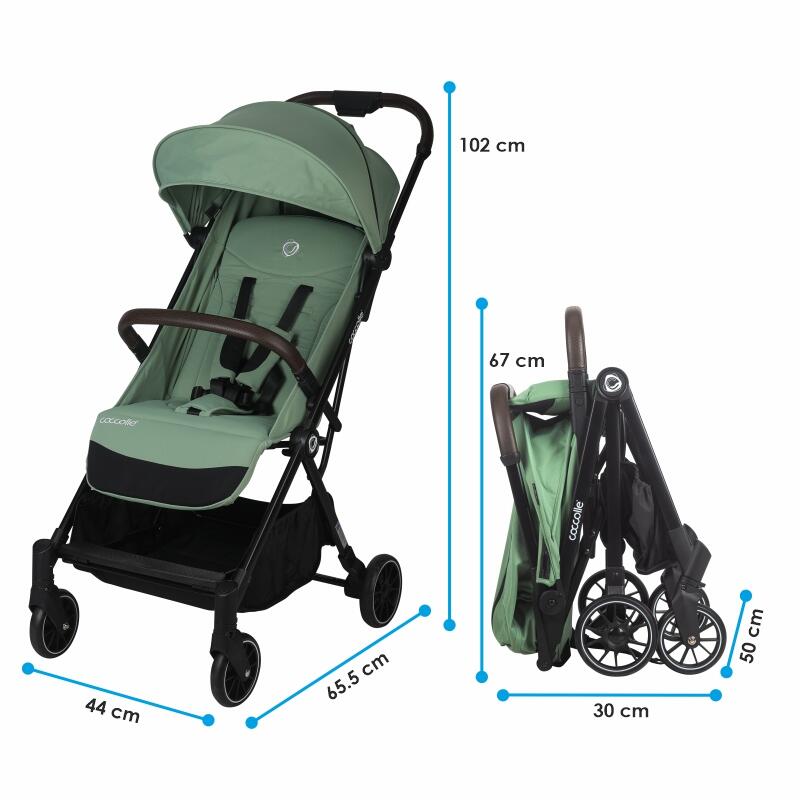 Carucior sport autofold Coccolle Melia Mistletoe green