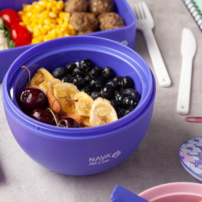 Caserola rotunda Nava We care 800 ml violet