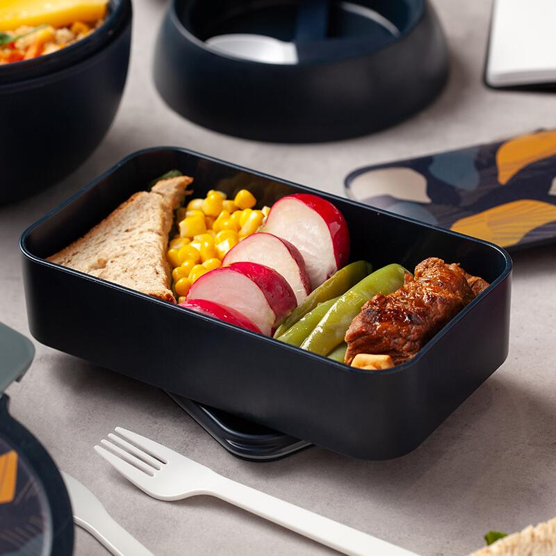 Lunchbox Nava We care 650ml albastru