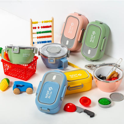 Lunchbox Nava We care 800 ml galben