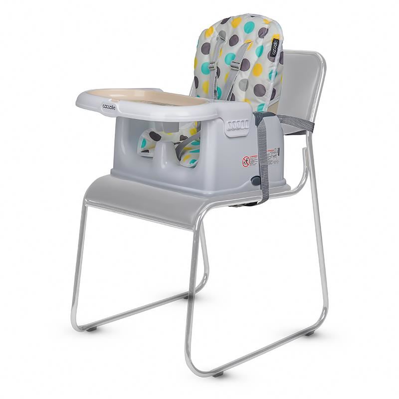 Scaun de luat masa multifunctional Coccolle Ziti Beige Dots