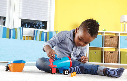 Joc de indemanare - 1, 2, 3  Hai sa construim