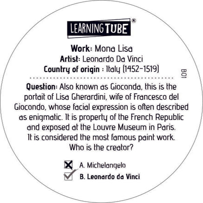 Joc Learning Tube®  - Marii artisti ai lumii