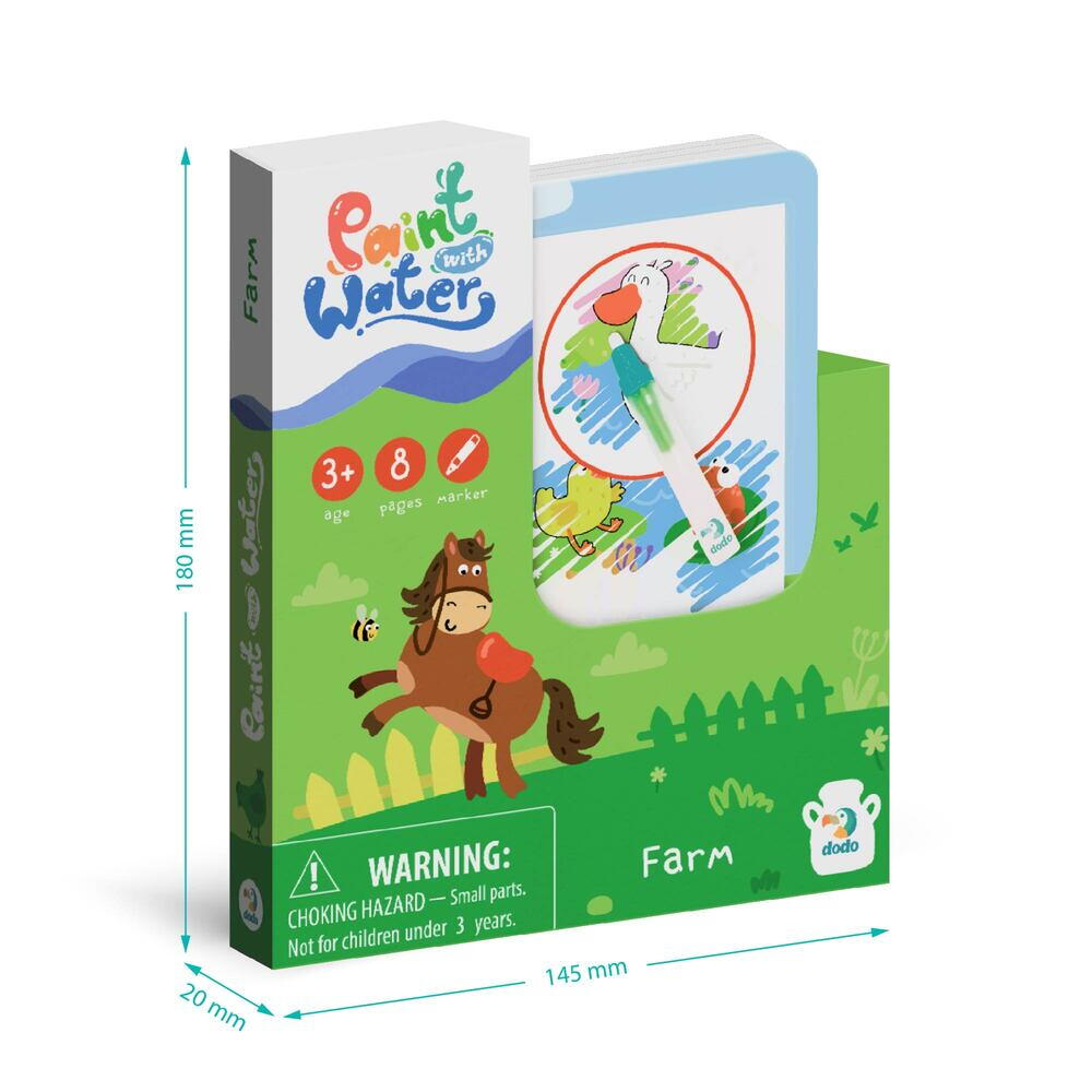 Set de colorat cu apa - La ferma