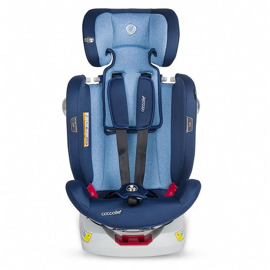 Scaun auto 0-36 kg rotativ Coccolle Nerio Celestial blue