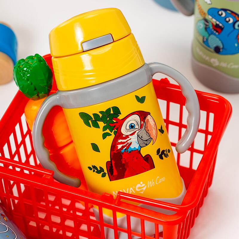 Sticla termoizolanta Nava We care 300 ml albastru