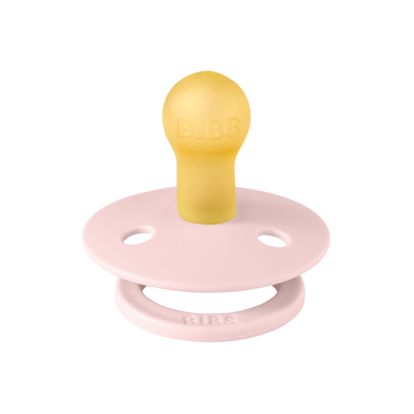 BIBS - Suzeta Colour Latex, tetina rotunda, 0 luni +-Blossom