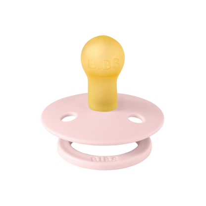 BIBS - Suzeta Colour Latex, tetina rotunda, 0 luni +-Blossom