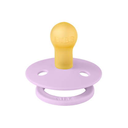 BIBS - Suzeta Colour Latex, tetina rotunda, 0 luni +-Violet Sky