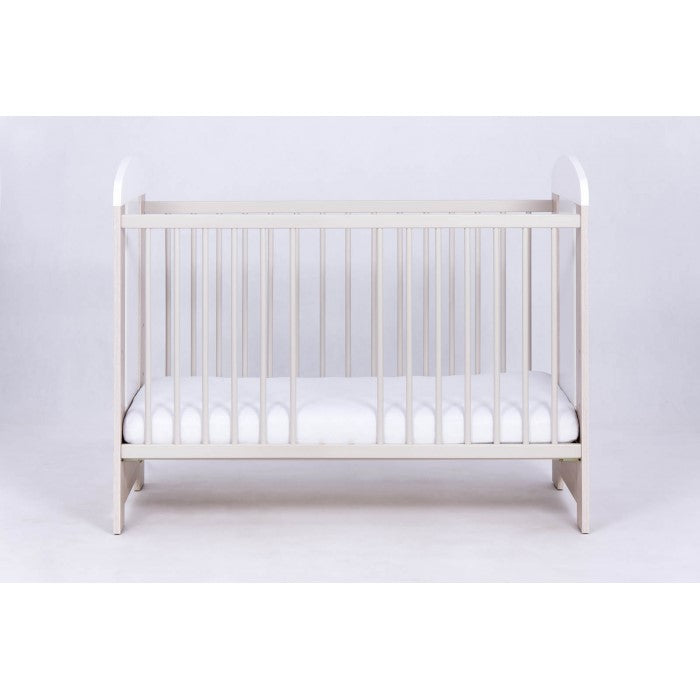 Patut Drewex Giraffe - Natur cu Alb + Saltea Cocos 12 cm